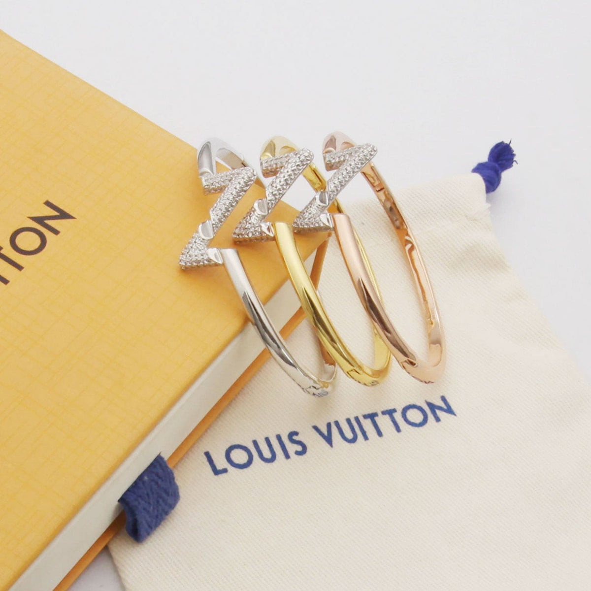 18K Louis Vuitton Volt Upside Down Bracelet