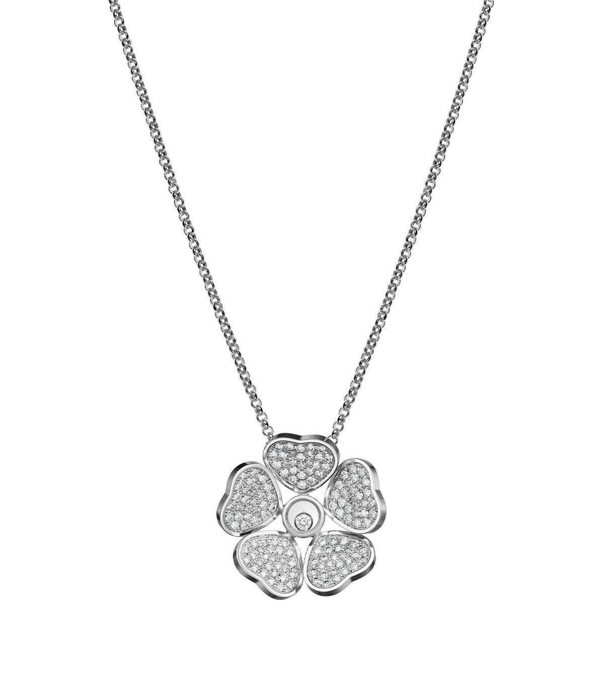 Chopard Happy Pendant Cubic Zirconia Necklace