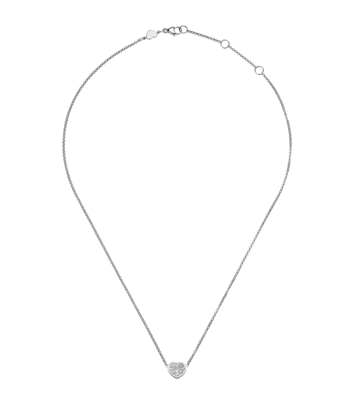 Chopard Heart Pendant Cubic Zirconia Necklace