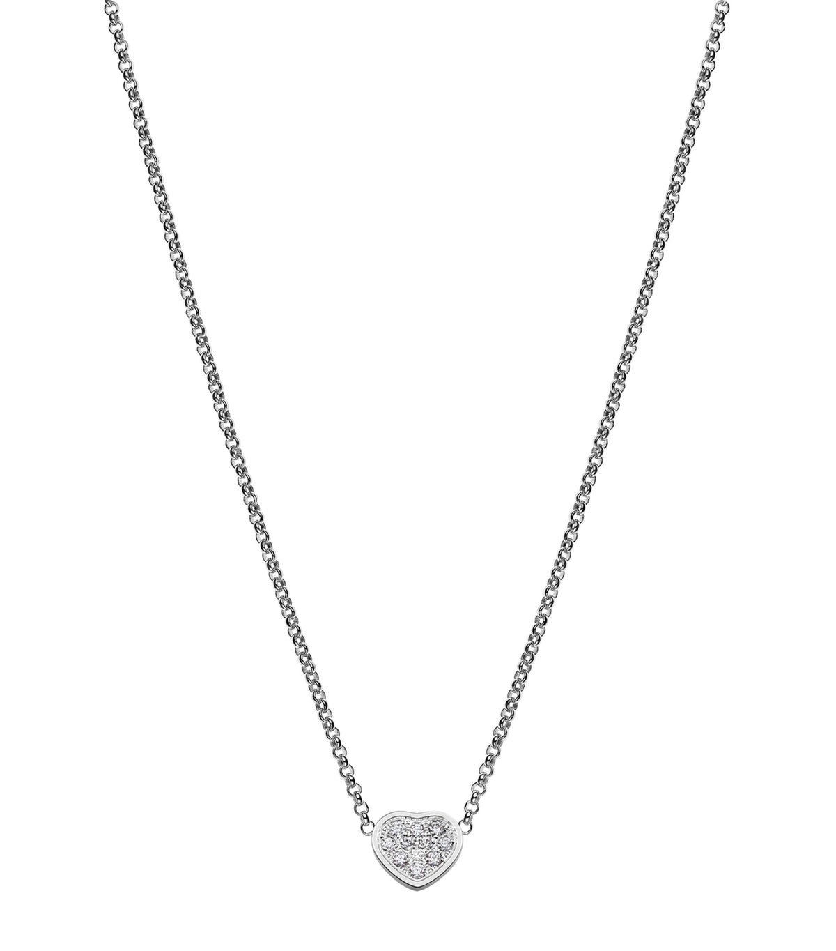 Chopard Heart Pendant Cubic Zirconia Necklace
