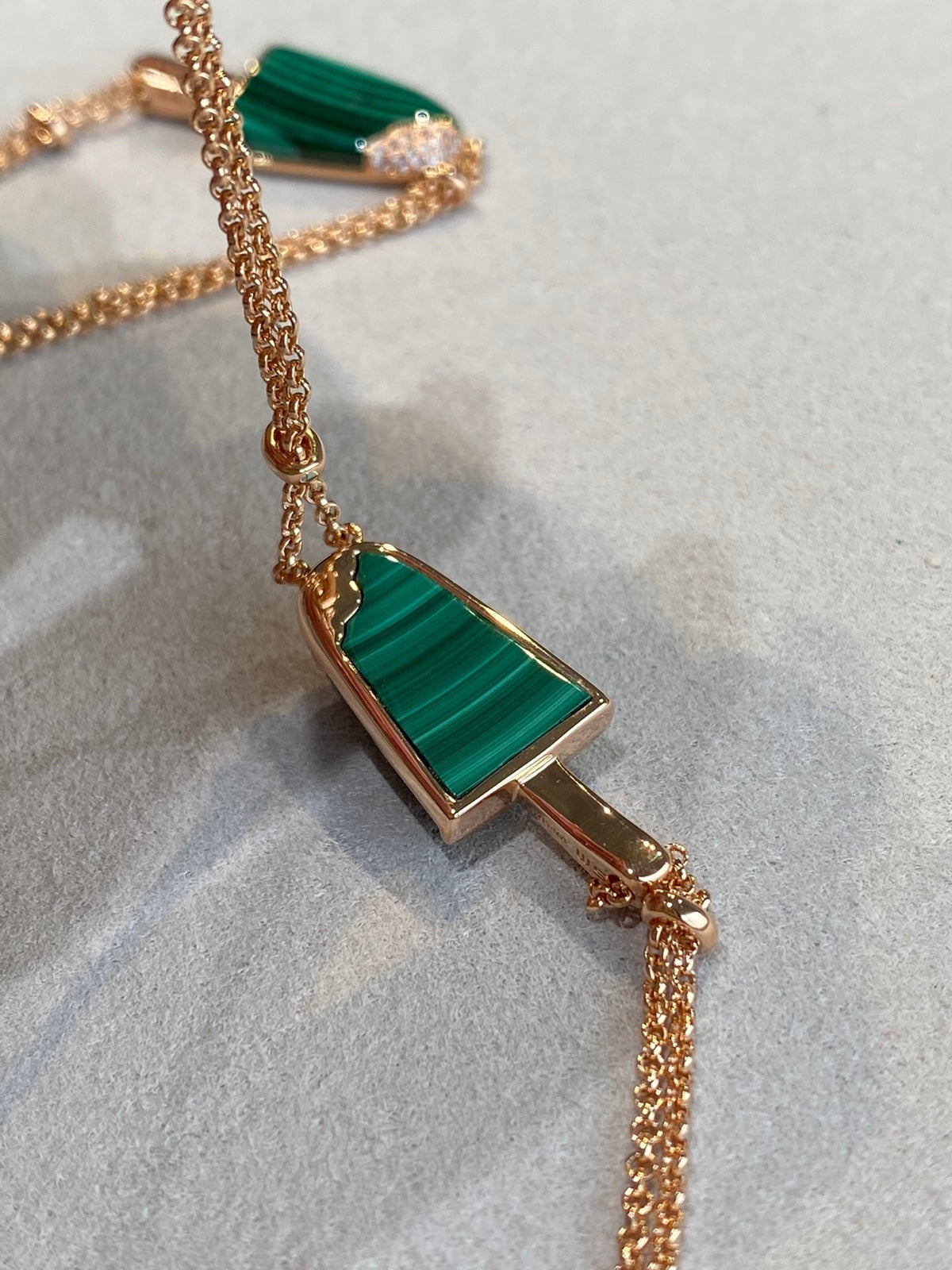 Bvlgari Ice Cream Bar Malachite Bracelet