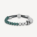 18K Louis Vuitton Beads Green Bracelet
