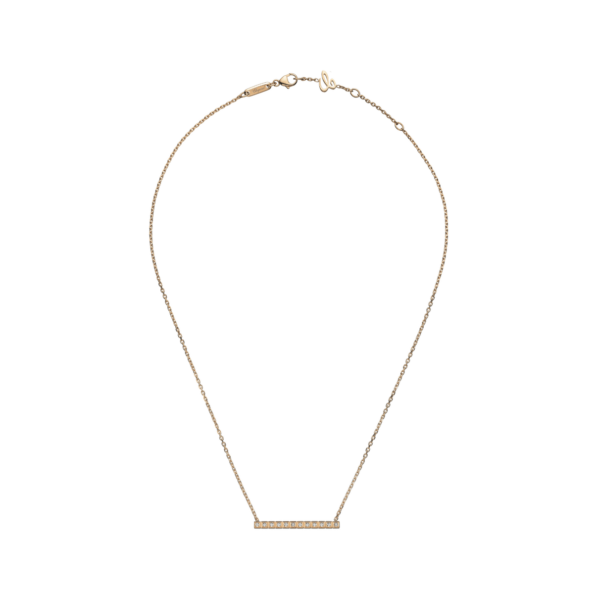 Chopard Ice Cube Full-Set Cubic Zirconia Necklace